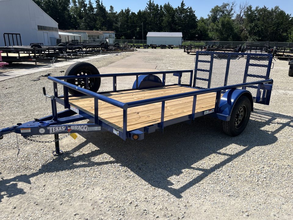 New 2026 77"x12' Dovetail Utility Trailer - Texas Bragg Trailers