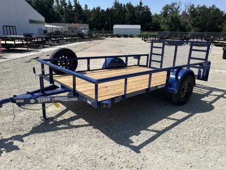 New 2026 77 x12' Dovetail Utility Trailer - Texas Bragg Trailers