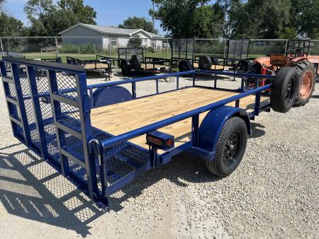New 2026 77"x12' Dovetail Utility Trailer - Texas Bragg Trailers