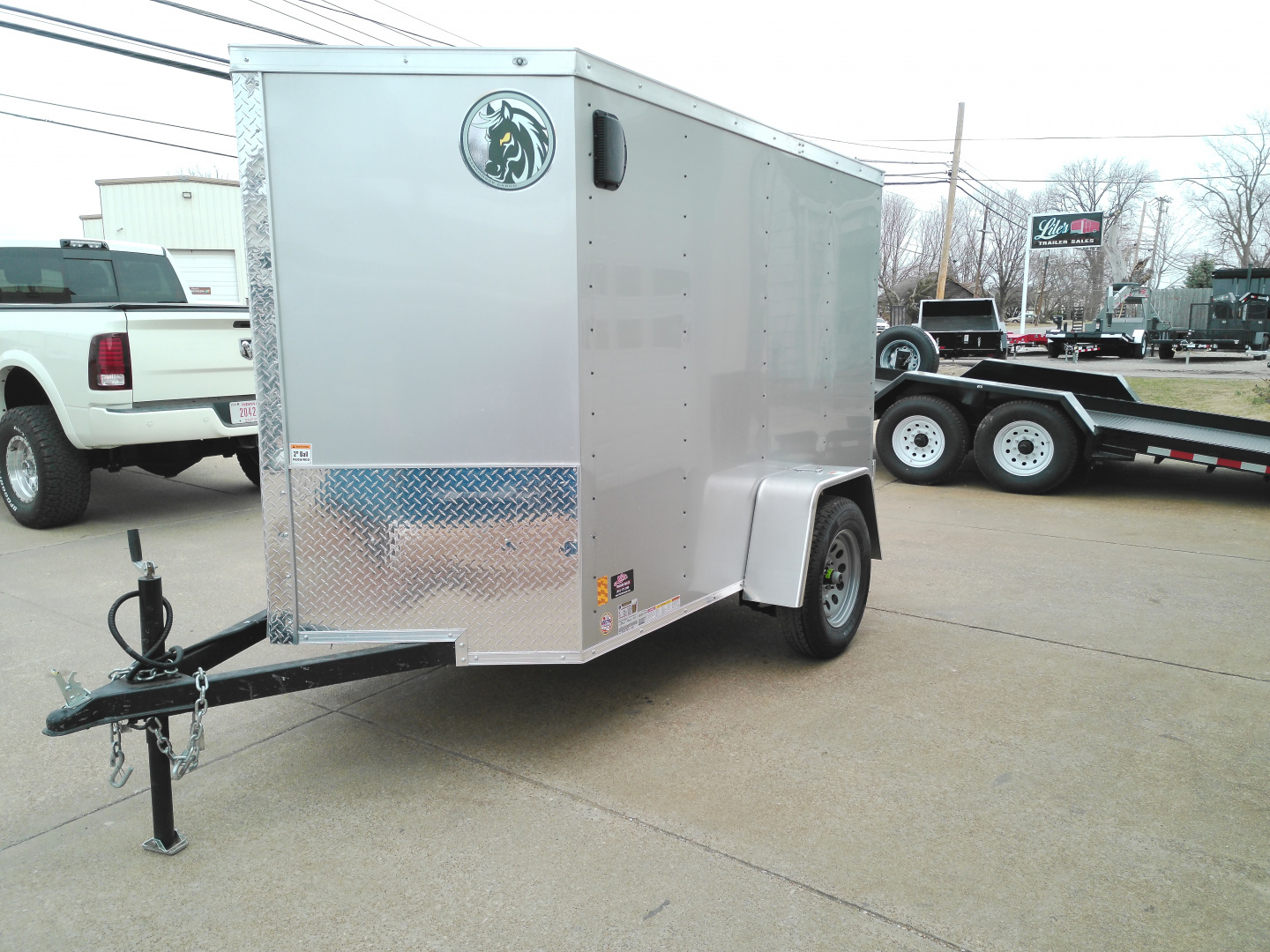 New 2026 Darkhorse Cargo 5x8 3K 1500 Series 5'6" Cargo / Enclosed Trailer