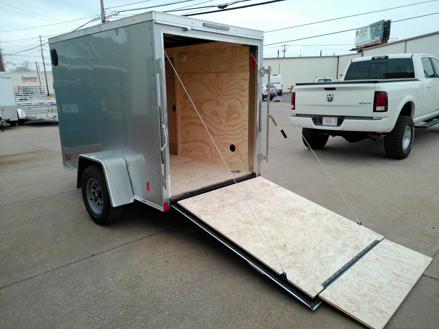 New 2026 Darkhorse Cargo 5x8 3K 1500 Series 5'6" Cargo / Enclosed Trailer