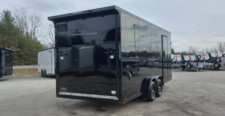 New 7.5 X 18 + 5 'VNOSE SNOWMOBILE ENCLOSED ALL ALUMINUM POLY COMPOSITE EXTERIOR LIGHTNING