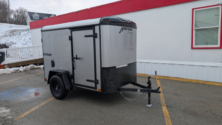 New 2026 Homesteader 5x8 Challenger Cargo Trailer w/ Barn Doors