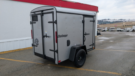 New 2026 Homesteader 5x8 Challenger Cargo Trailer w/ Barn Doors