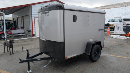 New 2026 Homesteader 5x8 Challenger Cargo Trailer w/ Barn Doors