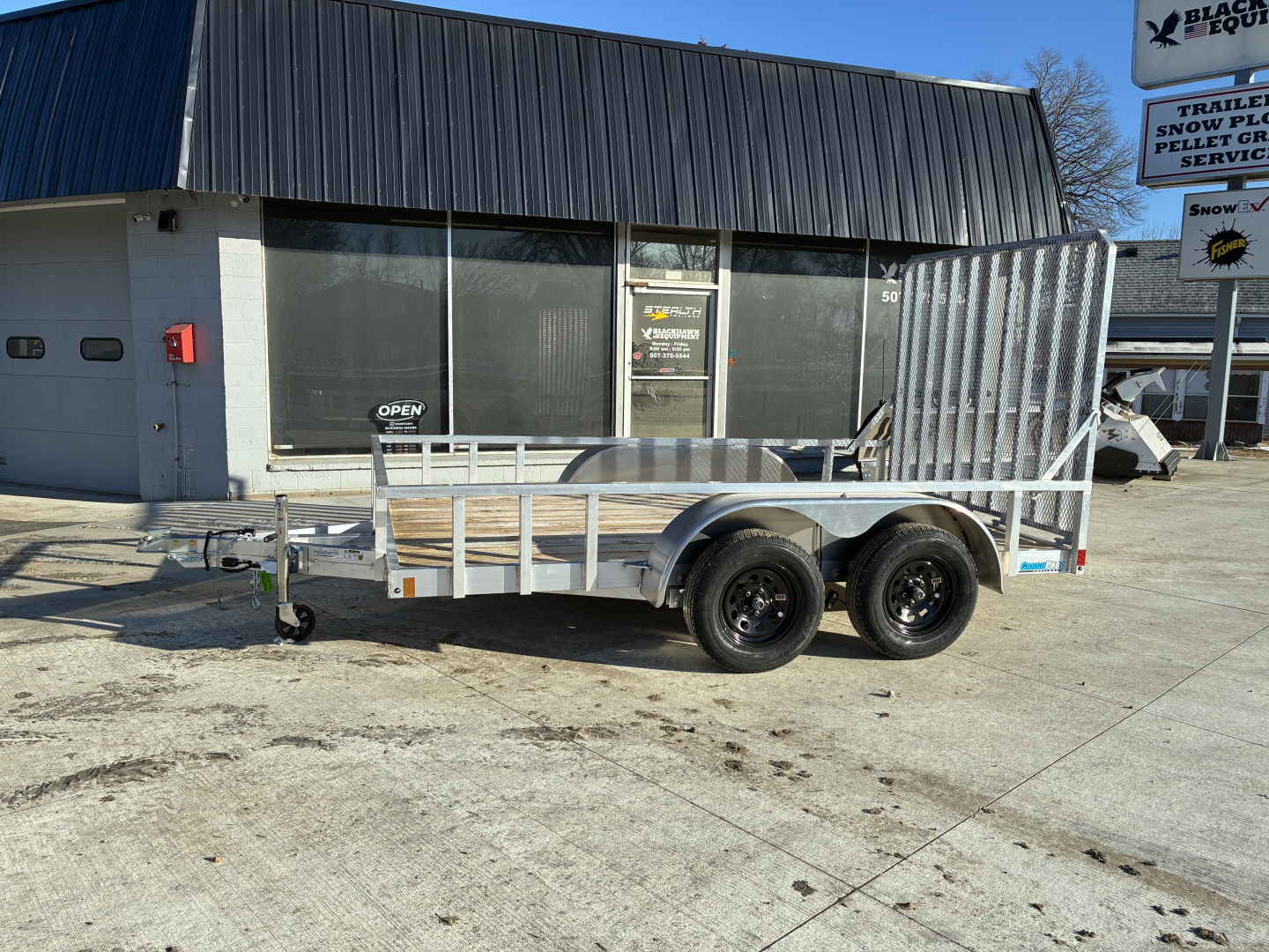 New 2026 6.5x12 7k Aluminum Utility Trailer