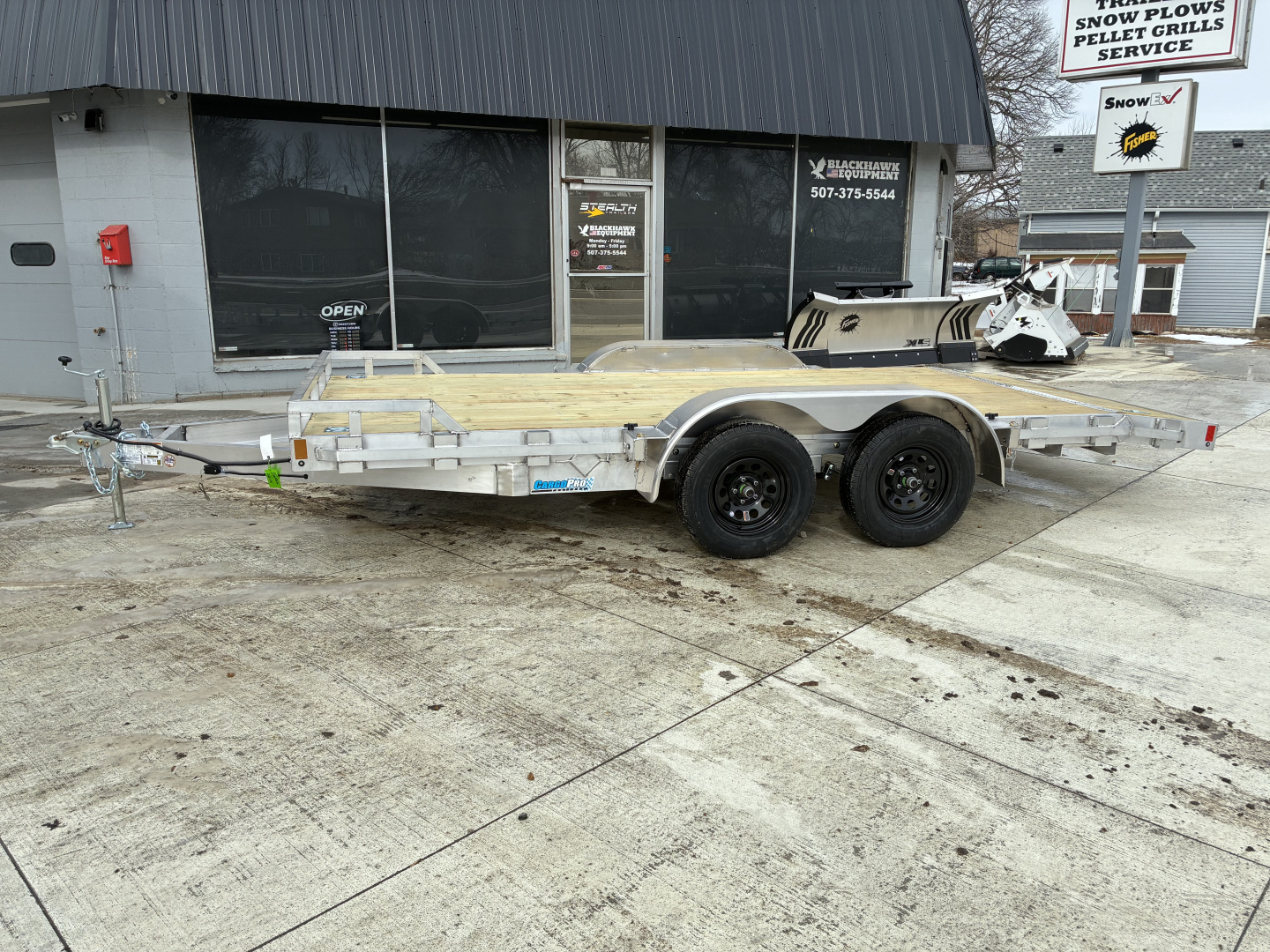 New 2026 8x16 Aluminum Car Hauler