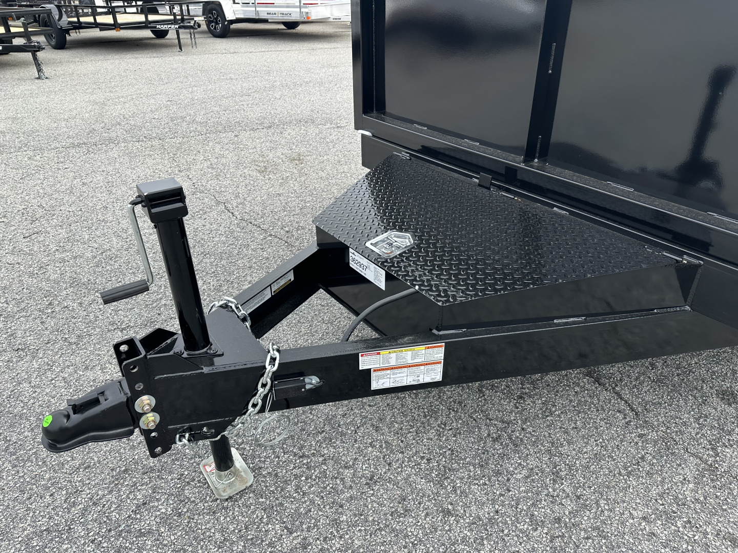 New 2026 HAWKE 6X10 10K TANDEM AXLE DUMP TRAILER 2' WALLS