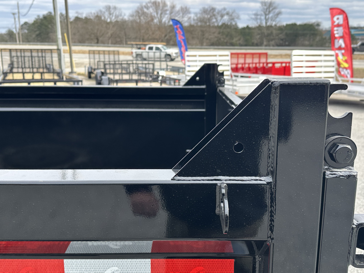 New 2026 HAWKE 6X10 10K TANDEM AXLE DUMP TRAILER 2' WALLS
