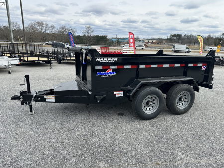 New 2026 HAWKE 6X10 10K TANDEM AXLE DUMP TRAILER 2' WALLS