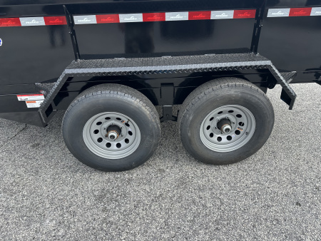 New 2026 HAWKE 6X10 10K TANDEM AXLE DUMP TRAILER 2' WALLS