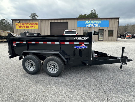 New 2026 HAWKE 6X10 10K TANDEM AXLE DUMP TRAILER 2' WALLS