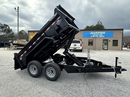 New 2026 HAWKE 6X10 10K TANDEM AXLE DUMP TRAILER 2' WALLS