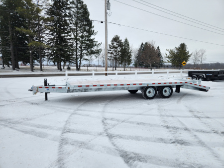 New 2026 BWISE EHD17 102x24 17.6K Deckover Equipment Trailer