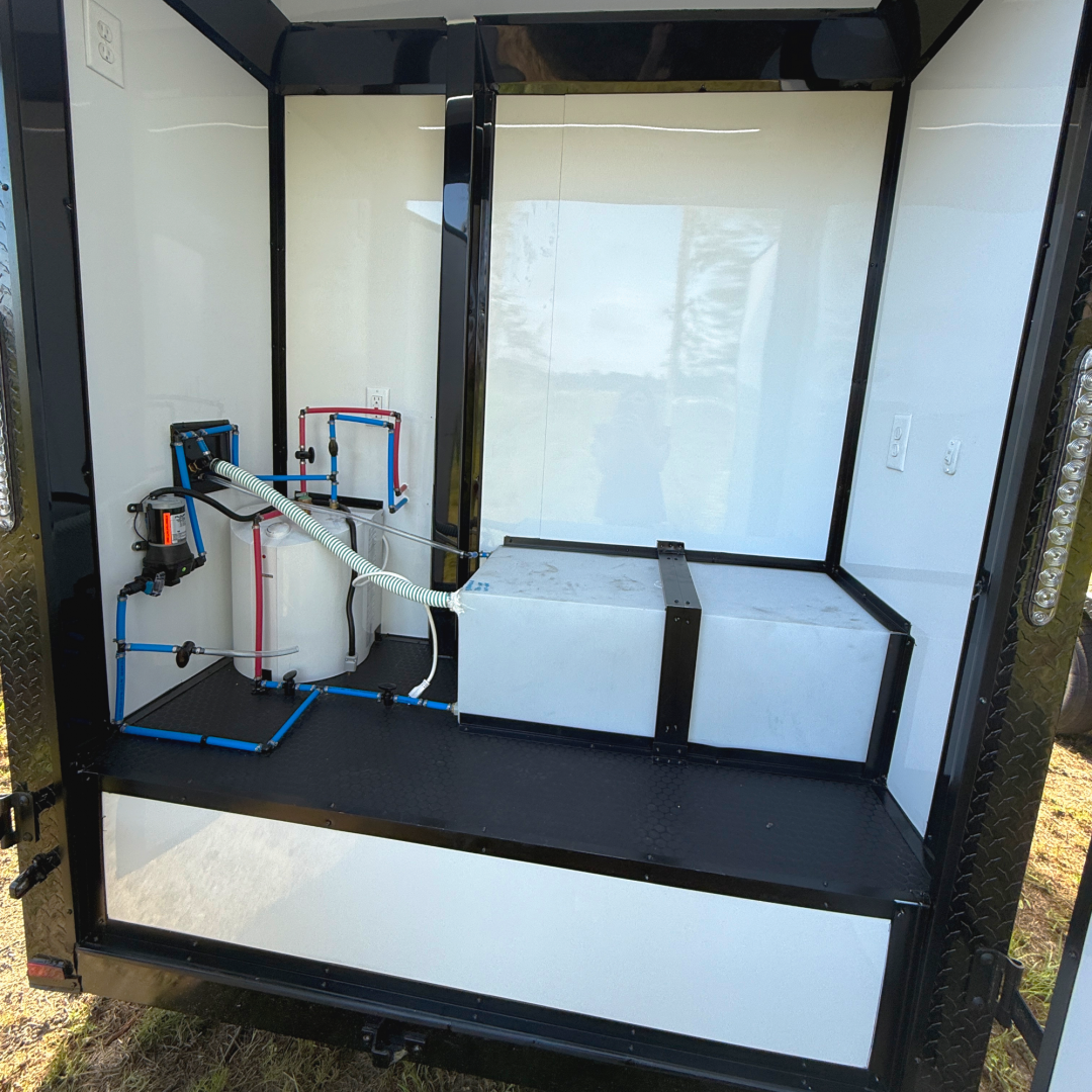 New 6X12TA Pink Dog Grooming Trailer