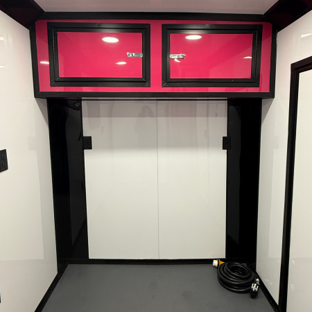 New 6X12TA Pink Dog Grooming Trailer