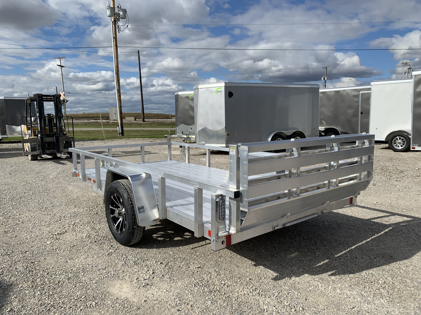 New 2026 Sport Haven AUT612D-F (6' X 12') 2.9K Single Axle Deluxe Utility Trailer