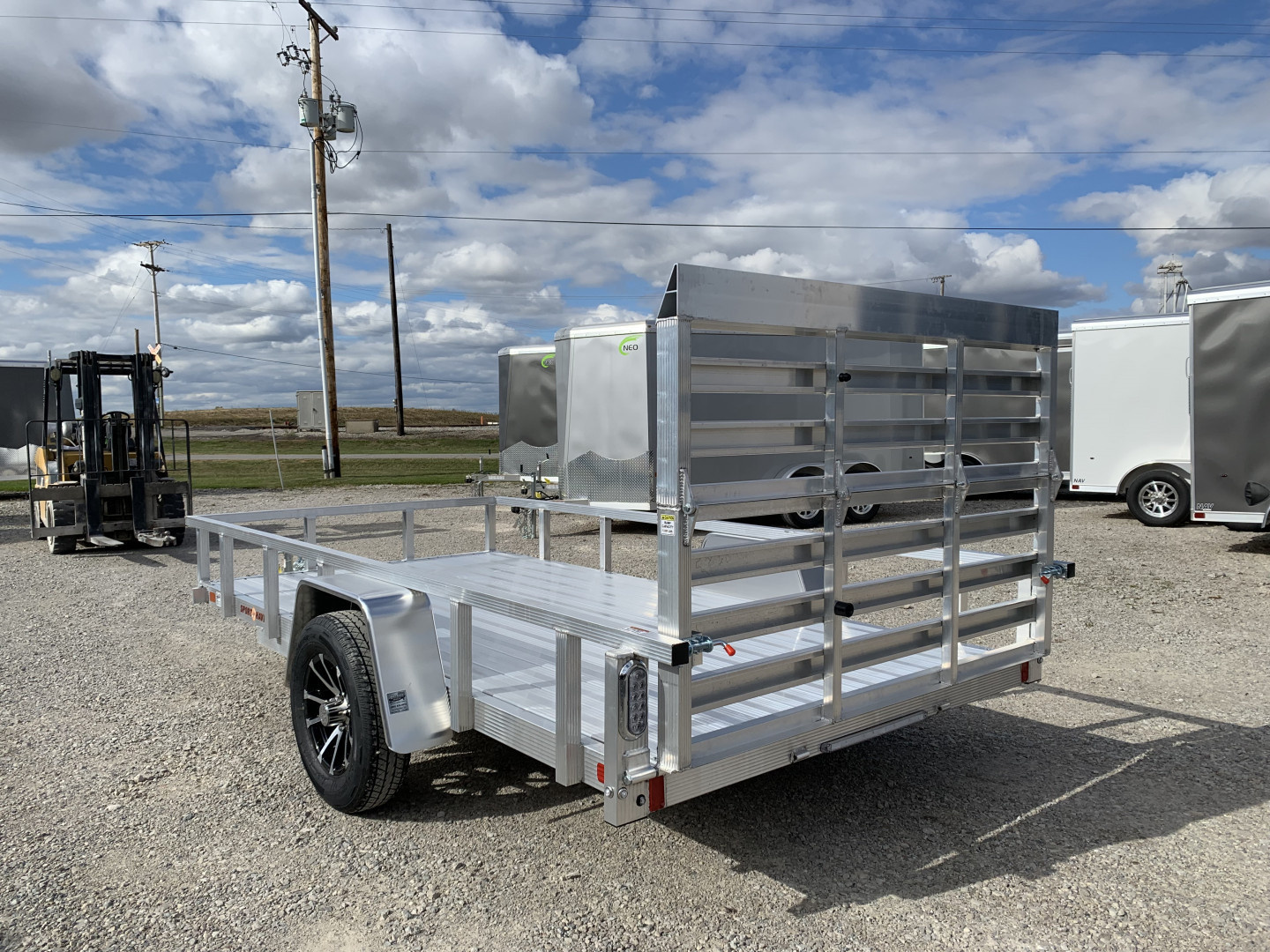 New 2026 Sport Haven AUT612D-F (6' X 12') 2.9K Single Axle Deluxe Utility Trailer