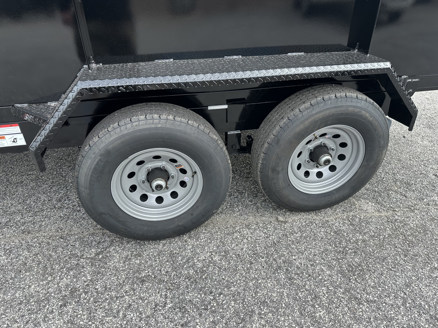 New 2026 HAWKE 6X12 10K TANDEM AXLE DUMP TRAILER 4' WALLS