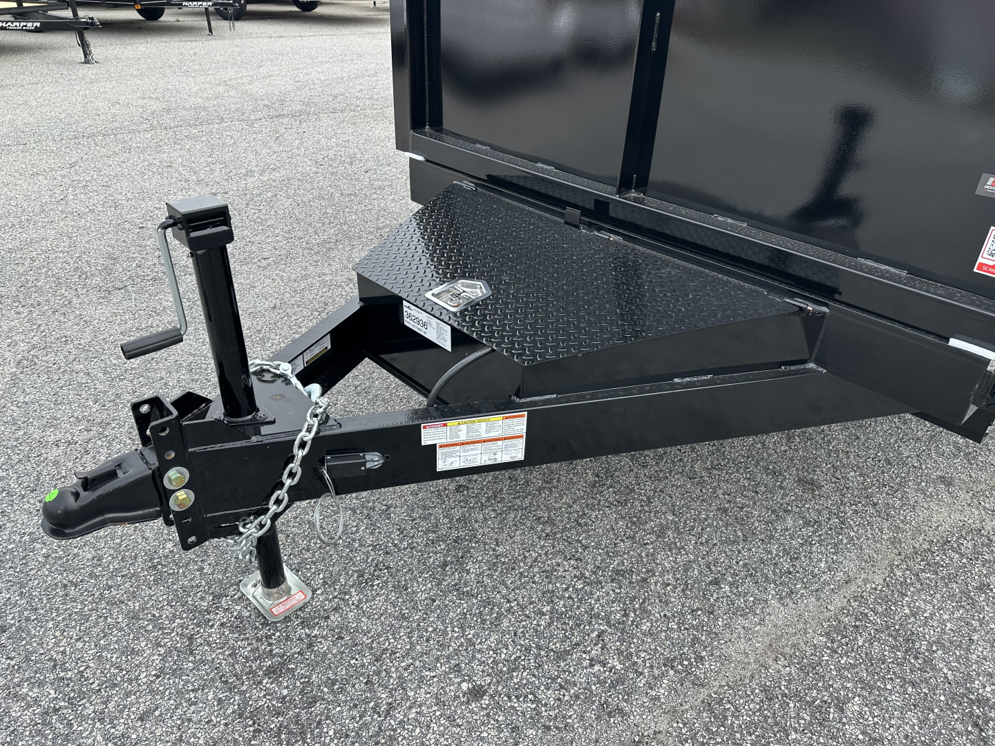 New 2026 HAWKE 6X12 10K TANDEM AXLE DUMP TRAILER 4' WALLS
