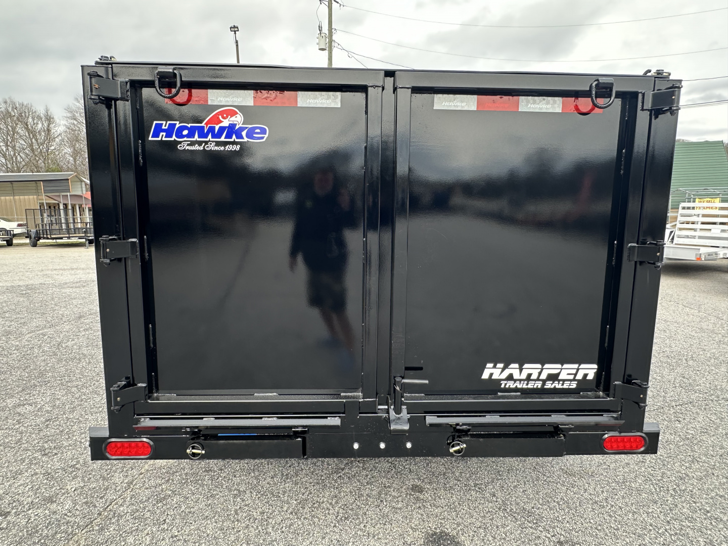 New 2026 HAWKE 6X12 10K TANDEM AXLE DUMP TRAILER 4' WALLS