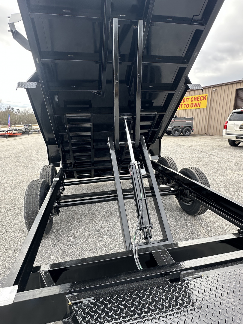 New 2026 HAWKE 6X12 10K TANDEM AXLE DUMP TRAILER 4' WALLS