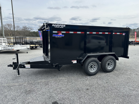 New 2026 HAWKE 6X12 10K TANDEM AXLE DUMP TRAILER 4' WALLS