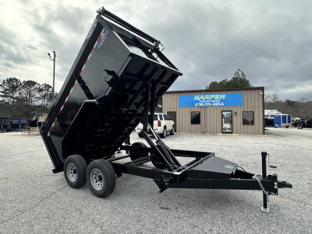 New 2026 HAWKE 6X12 10K TANDEM AXLE DUMP TRAILER 4' WALLS