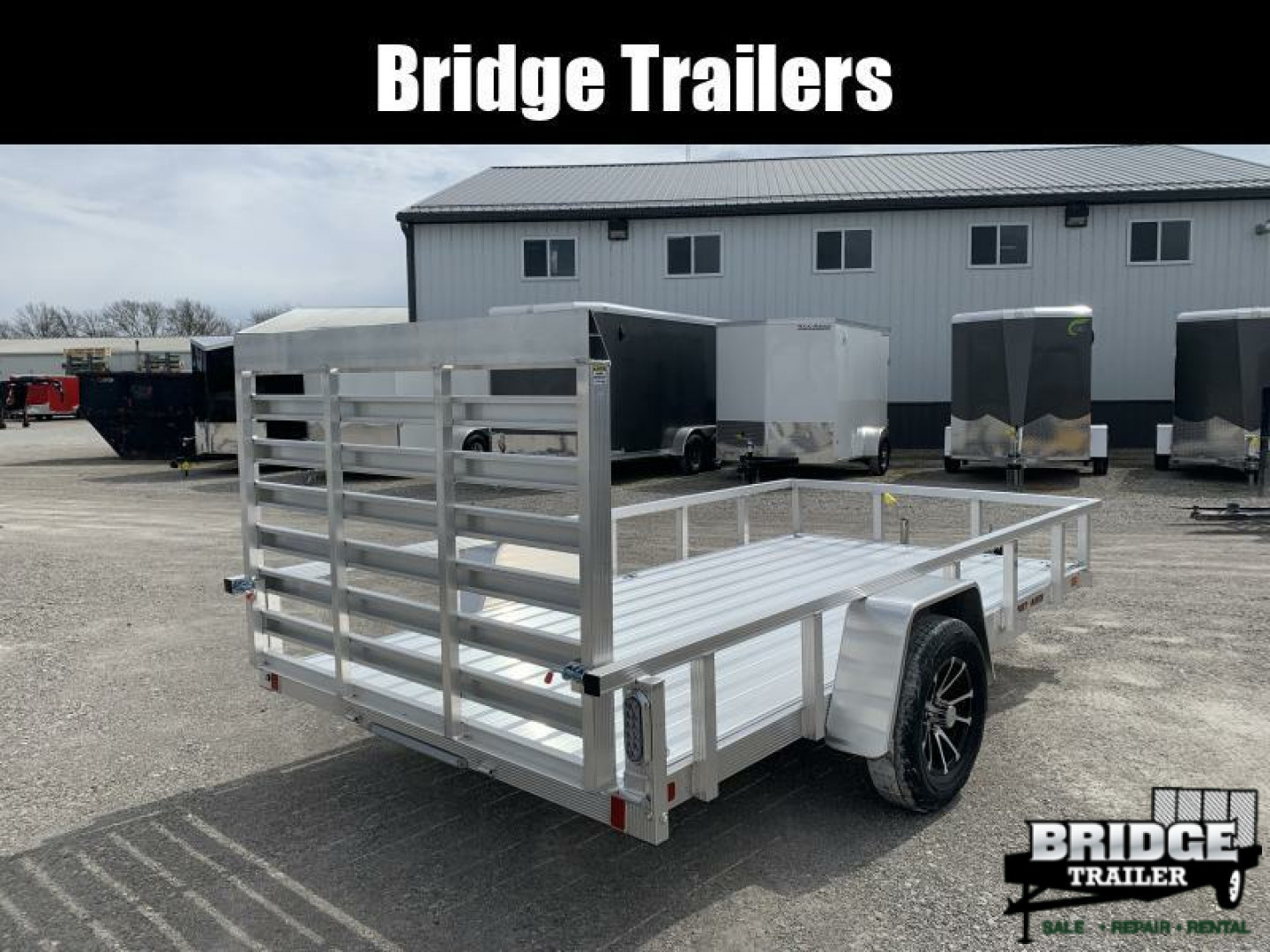 New 2026 Sport Haven AUT612D (6' X 12') 2.9K Aluminum Utility Trailer