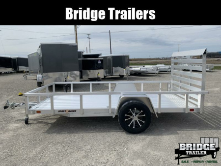 New 2026 Sport Haven AUT612D (6' X 12') 2.9K Aluminum Utility Trailer