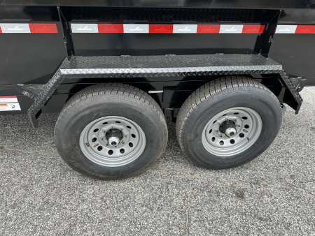 New 2026 HAWKE 7X12 12K TANDEM AXLE DUMP TRAILER 2' WALLS