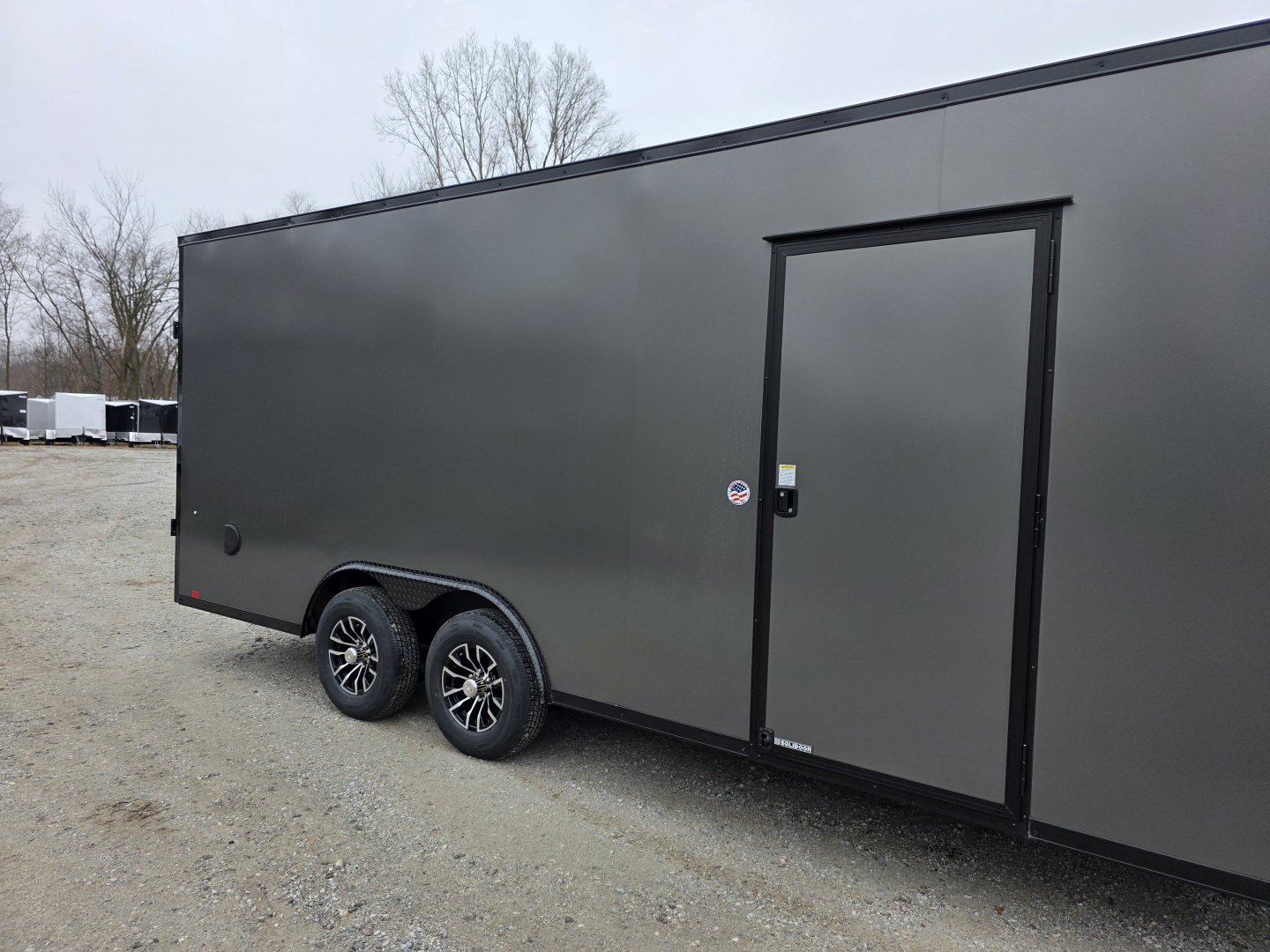 New 2026 Formula Trailers 8.5X20 10K GVWR 080 SCREWLESS EXTERIOR BLACKOUT 7' INSIDE ALUMINUM WHEELS UTV SXS CAR Cargo / Enclosed Trailer