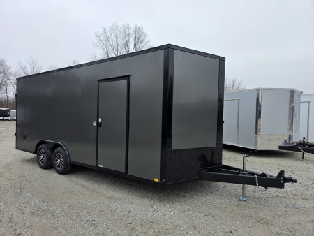 New 2026 Formula Trailers 8.5X20 10K GVWR 080 SCREWLESS EXTERIOR BLACKOUT 7' INSIDE ALUMINUM WHEELS UTV SXS CAR Cargo / Enclosed Trailer