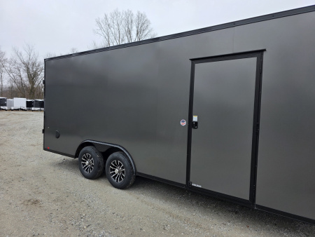New 2026 Formula Trailers 8.5X20 10K GVWR 080 SCREWLESS EXTERIOR BLACKOUT 7' INSIDE ALUMINUM WHEELS UTV SXS CAR Cargo / Enclosed Trailer