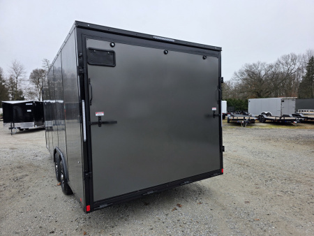 New 2026 Formula Trailers 8.5X20 10K GVWR 080 SCREWLESS EXTERIOR BLACKOUT 7' INSIDE ALUMINUM WHEELS UTV SXS CAR Cargo / Enclosed Trailer
