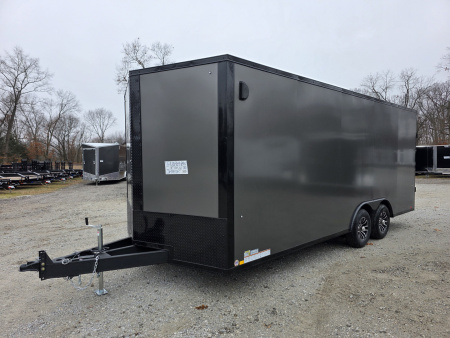 New 2026 Formula Trailers 8.5X20 10K GVWR 080 SCREWLESS EXTERIOR BLACKOUT 7' INSIDE ALUMINUM WHEELS UTV SXS CAR Cargo / Enclosed Trailer