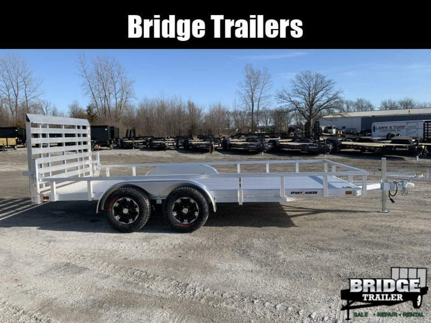New 2026 Sport Haven AUTX716T-HD (7' X 16') 7K Aluminum Utility Trailer