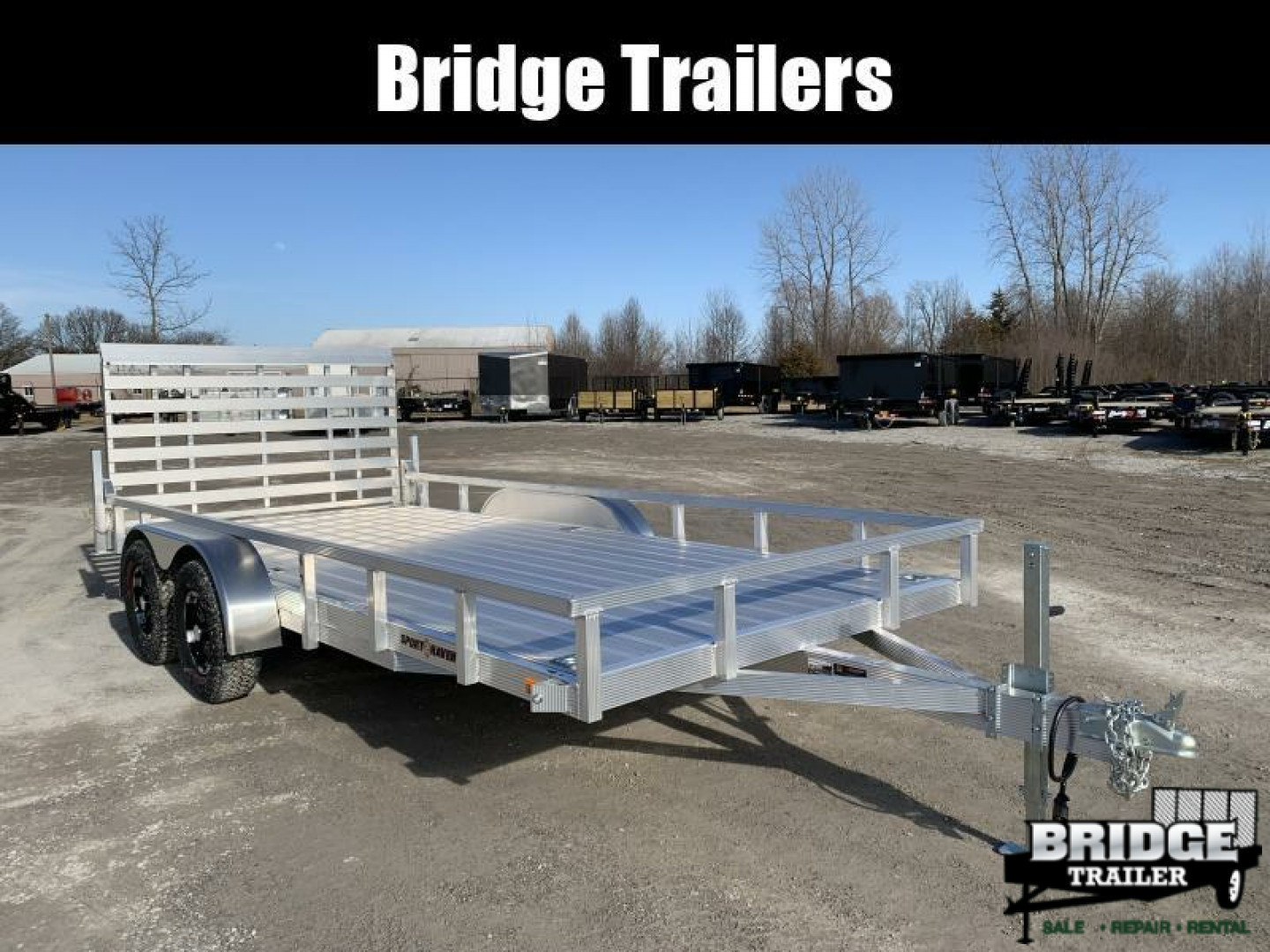 New 2026 Sport Haven AUTX716T-HD (7' X 16') 7K Aluminum Utility Trailer