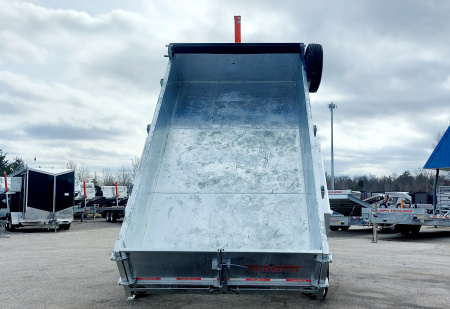 New 82 X 14 GALVANIZED DUMP 8 K AXLES SPARE INCLUDED 2026 TRIUMPH