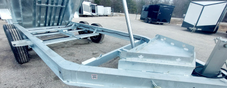 New 82 X 14 GALVANIZED DUMP 8 K AXLES SPARE INCLUDED 2026 TRIUMPH