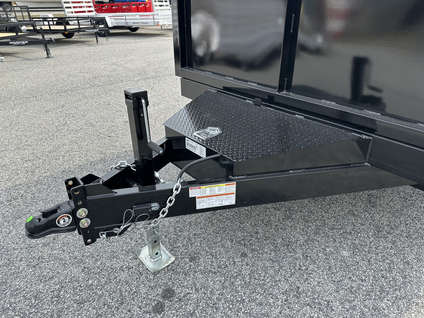 New 2026 HAWKE 7X12 12K TANDEM AXLE DUMP TRAILER 4' WALLS
