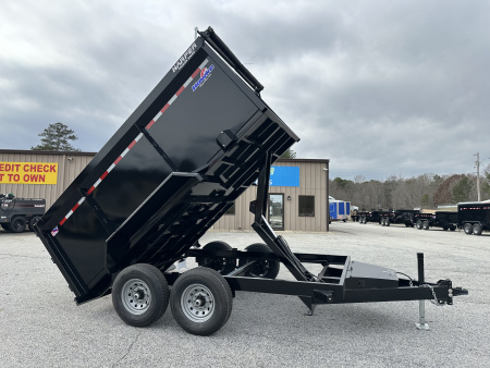 New 2026 HAWKE 7X12 12K TANDEM AXLE DUMP TRAILER 4' WALLS