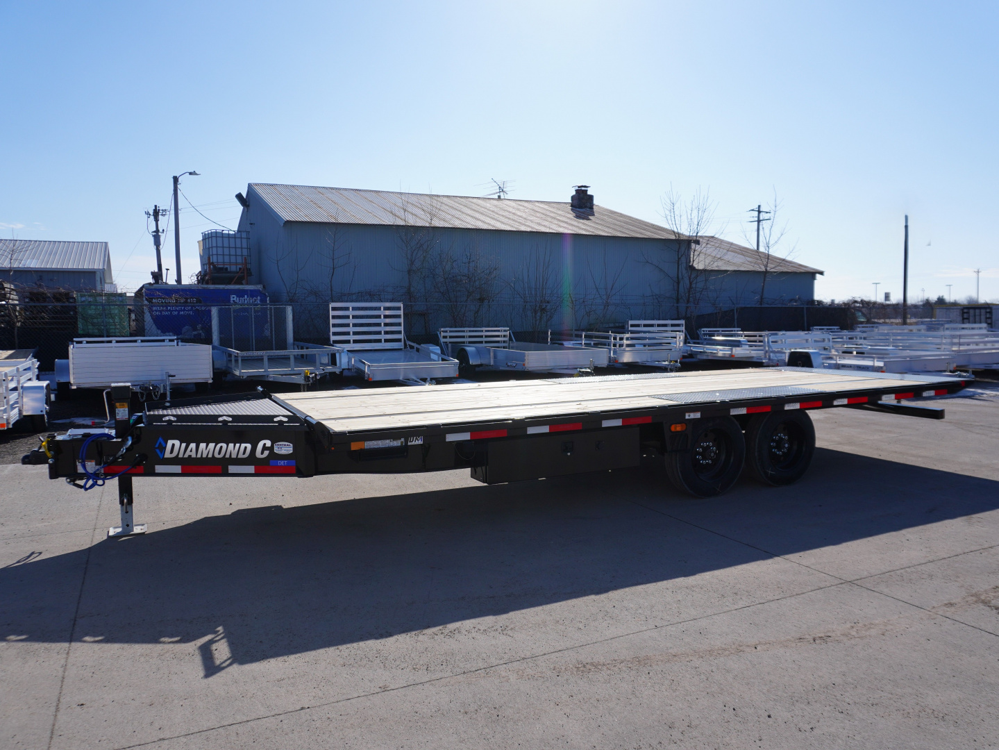 New 2026 Diamond C Trailers DET207 22ft Deckover Tilt Trailer