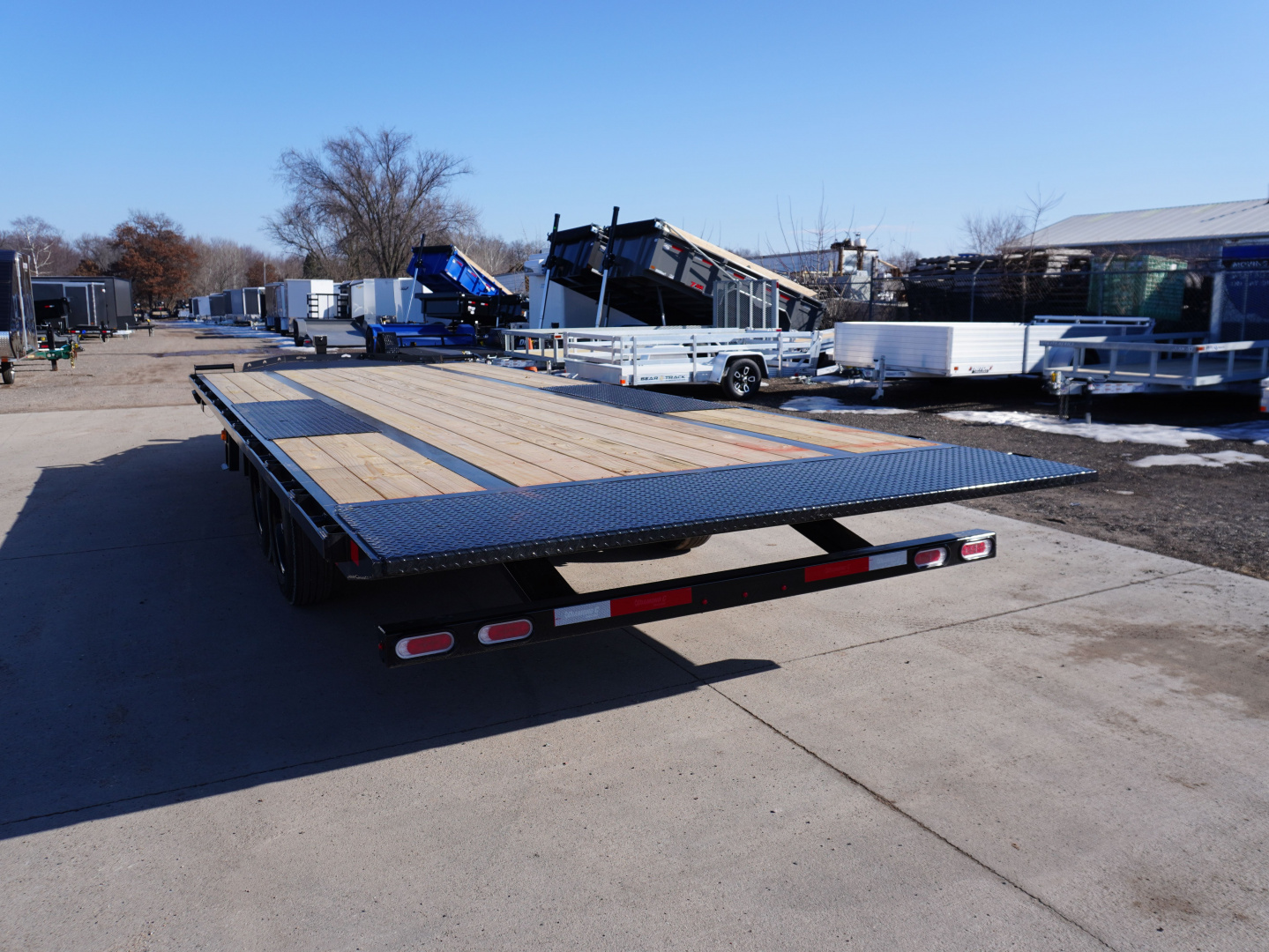 New 2026 Diamond C Trailers DET207 22ft Deckover Tilt Trailer