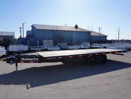 New 2026 Diamond C Trailers DET207 22ft Deckover Tilt Trailer