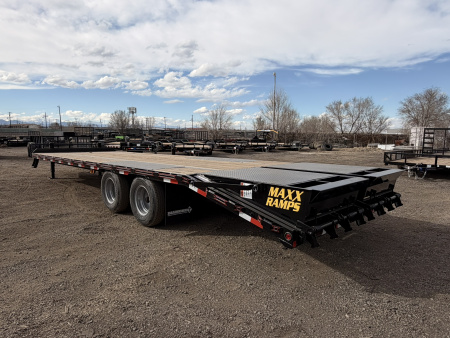 New 2026 Diamond T 8.5-28 Tandem Dual Deckover Pintle Equipment Hauler  W/ MAXX Ramps 24K GVWR