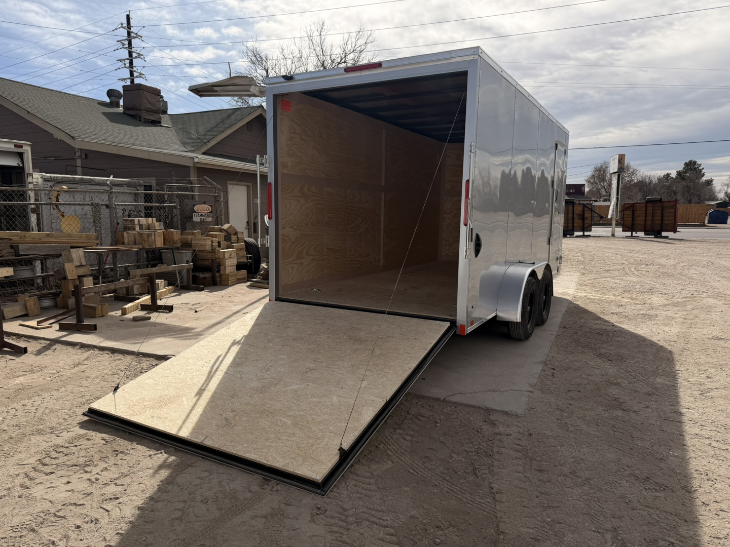 New 2026 Cross Trailers 7-16-1.5V Enclosed 7K GVWR