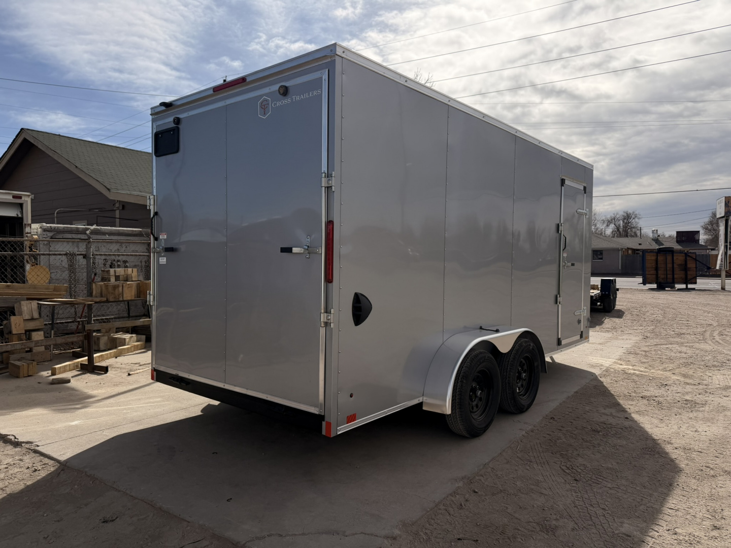 New 2026 Cross Trailers 7-16-1.5V Enclosed 7K GVWR