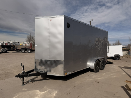 New 2026 Cross Trailers 7-16-1.5V Enclosed 7K GVWR