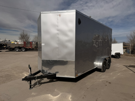 New 2026 Cross Trailers 7-16-1.5V Enclosed 7K GVWR